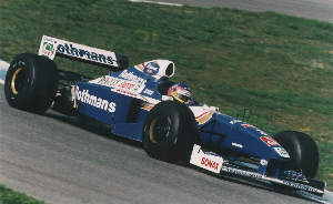 Jaques Villeneuve in the new Williams FW19